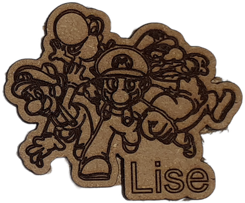 Magnet - Personnage Mario personnalisable